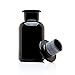 Infinity Jars 250 ml Black Ultraviolet All Glass Refillable Empty Apothecary Jar