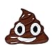 U.S. Pool Supply Giant 5 Foot Inflatable Poop Emoji Pool Float - Fun Kids Swim Party Toy - Huge Funny Summer Lounge Raft