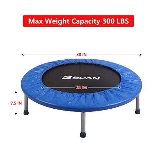 Rebounder Trampoline For Adults With Bar Giantex 36