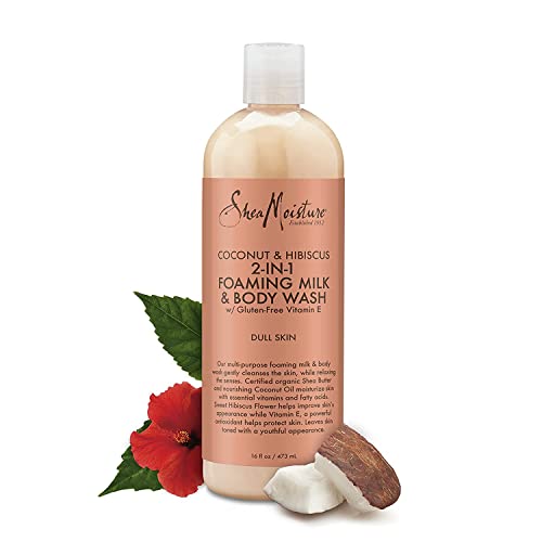 Shea Moisture Body Wash Moisturizing, Gluten Free Coconut & Hibiscus