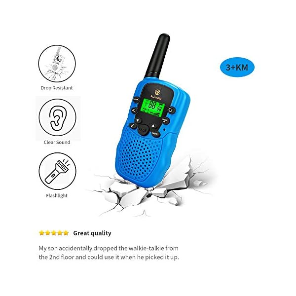 Dreamingbox Toys for 3 4 5 6 7 8 9 10 Year Old Boys, Walkie Talkie for Kids Gifts for 3 4 5 6 7 8 9 10 Year Old Boy 3-10 Year Old Boy Gifts Funny Gifts Autism Garden Toys Outdoor Toys for Boys Blue