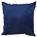 Deconovo Plush Velvet Cushion Super Soft Cases Home Decorative Square Throw Pillow Cover with Invisible Zipper for Bed, 18x18 Inch, Navy Blue