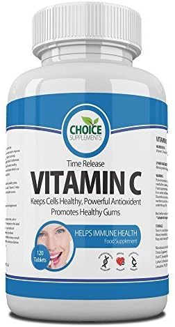 Choice Supplements Vitamin C 1000mg Time Release Tablets (60 Tablets Bottled)
