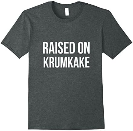 Mens Raised on Krumkake norway shirt 3XL Dark Heather