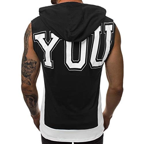 image for MIS1950s Men's Printed Hoodie Printing Funny T-Shirts Casual Cool Summ