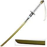 Cyborg Ninja Righteous Flame Cosplay Replica Katana Samurai Sword Gold