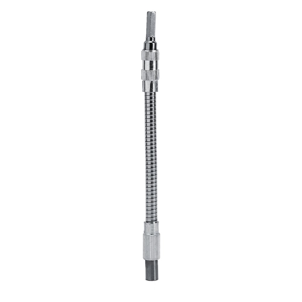 1/4" Flexible Drill Bit Extension TOPINCN Screwdriver Bit Holder Metal Shaft 200Mm Long