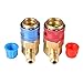 Wilk New R134a System Port QC15 AC Quick Connector Adapter HVAC Coupler Car Auto Air-Conditioning