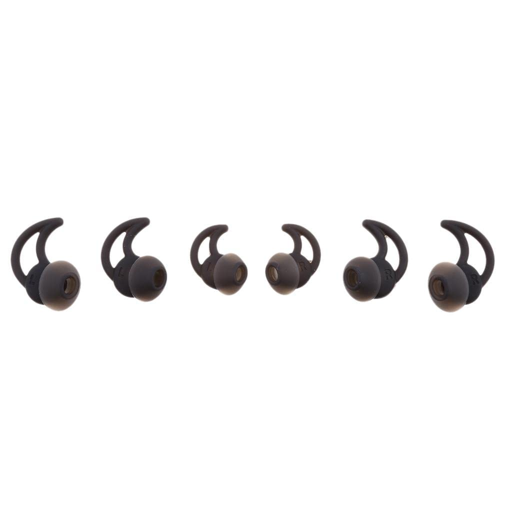 zalati 6pcs 3 Pairs Extra Layer Comfort Earbuds S/M/L Noise Isolation Silica Gel