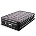 Zoetime Upgraded Queen Air Mattress Double Blow Up Elevated Raised Airbed Inflatable Beds with Built-in Electric Pump, Storage Bag and Repair Patches Included, 80 x 60 x 18.5 inches (Highest) Gray