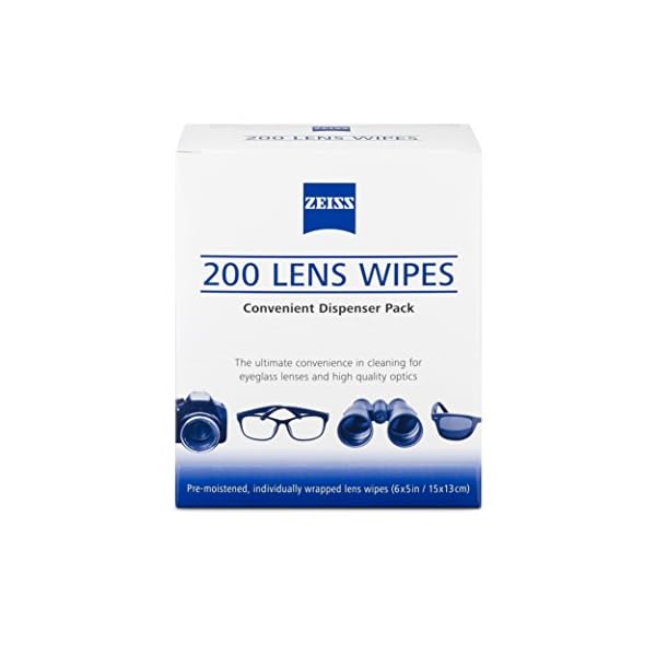 ZEISS PreMoistened Lens Cleaning Wipes, 200 Count Financial & Lifestyle