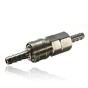 GOZAR snelsluiting-gasslang-mondstuk, verbindingsstuk 8 mm voor camper
