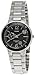 Casio Women's LTP1319D-1AV Silver Stainless-Steel Quartz Watch with Black Dial