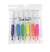 SDBING 6pc Syringe Highlighter Pens with 6 Colors Christmas gift