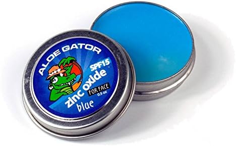 Aloe Gator SPF 15 Zinc Oxide Water Resistant Suncare for Face (Blue)