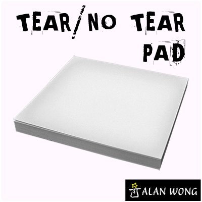 No Tear Pad (small, 3.5 x 3.5, tear/no tear alternating) by Alan Wong