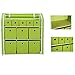 Home-Like 11 Drawer Storage Organizer,Muti-Bin Toy Organizer, 3 Tier Metal Shelves with 11 Removable Fabric Bins, DIY Multi-Purpose Storage Chest Suit for Home Office Bedroom Playroom, Green