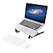 Laptop Stand, Kavalan Portable Desktop Light Weight Notebook Holder, Adjustable Eye-Level Ergonomic Height Design for MacBook Pro Air, Chromebook and More - Storage Bag Included (Black)