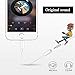 Joyguard 3.5mm Adapter for iPhone Cable, 2 in 1 iPhone Audio Adaptor [Support Audio] Headphone Adapter for iPhone x/8/8Plus/7/7Plus Aux Cable Adapter-Whitethumb 1