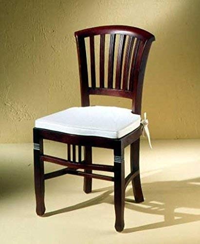 Sit Möbel Stuhl Mahagoni Braun 50 cm l x 55 cm b x 95 cm h
