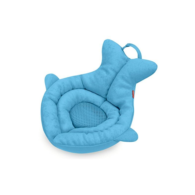 Skip Hop Baby Bath Tub, Newborn Softspot Sink Bather, Moby, Blue