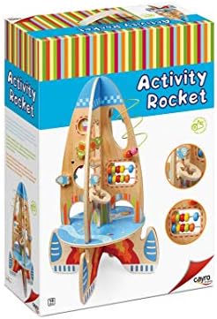 Cayro - Activity Rocket - Baby game - Development of cognitive skills - Board game (8101)