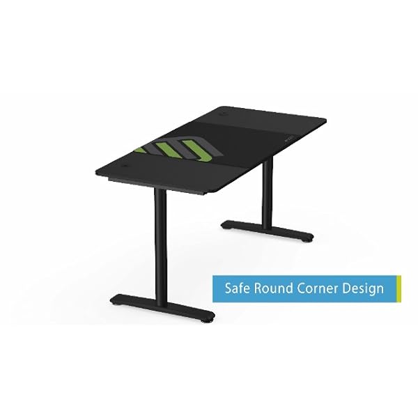 DESIGNA Computer Gaming Desk 60 Inch, PC Laptop Table Workstation with