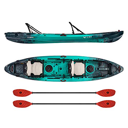 Vibe Kayaks Yellowfin 130T 13 Foot Tandem Angler and Recreational Two