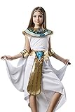 Kids Girls Cleopatra Halloween Costume Egyptian Princess Dress Up & Role Play (3-6 years)