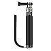 Victure Selfie Stick Extendable Aluminum Monopod Tripod Holder for Go Pro, Apeman, Victure Action Camera - Black