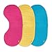 green sprouts Muslin Burp Cloths Made from Organic Cotton,Fuchsia Set