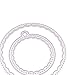 We-buys Round Lace Cutting Dies Stencil Metal Mould for DIY Scrapbook Album Paper Card
