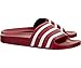 adidas Originals Men's Adilette Slide Sandal,Scarlet/White/Scarlet,9 M US
