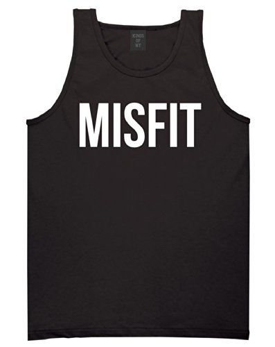 Kings Of NY Misfit Black Skulls Skull Streetwear NYC Tank Top XX-Large Black