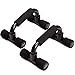 Readaeer Push up Pushup Bars Stands Handles Set for Men and Women Workout - Black