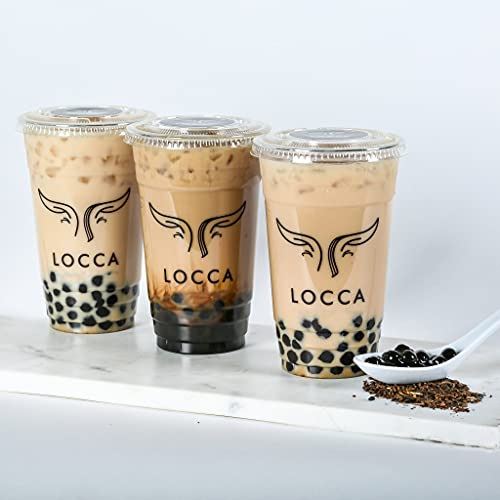 Locca Premium Boba Tea Kit (24+ Drinks) with Thai, Jasmine, Black Teas