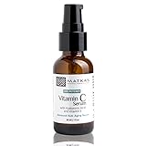Vitamin C Serum, 20% Potency: Advanced Anti Aging Formula with Hyaluronic Acid & Vitamin E, Supports Collagen Production, Can Help Revitalize Skin, Safe for All Skin Types, 1.0 Oz. by Matkas Labs
