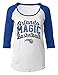 NBA Women's 100% Cotton Baby Jersey 3/4 Sleeve Scoop Neck Tee