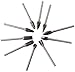 Set 10 Tungsten steel Carbide Burrs For Dremel Rotary Tool Drill Bit by Hwydo