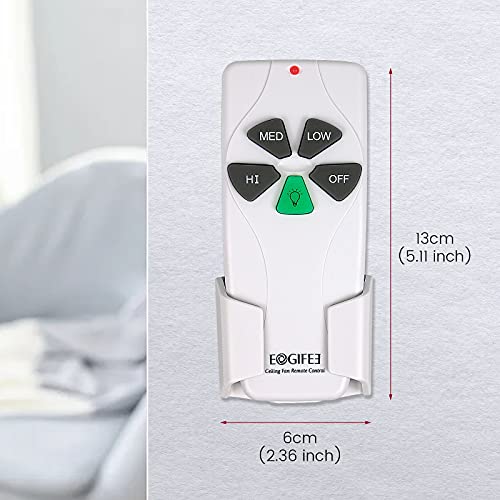 thumbnail image 2 of Superbobi FAN-53T Ceiling Fan Remote Control Replacement For Harbor Breeze Hampton Bay Hunter, Replace 2AAZPFAN53T FAN-53T L3HFAN11T FAN-11T L3HFAN35T1 FAN-35T KUJCE9103 CHQ8BT7030T CHQ7030T UC7030T 2 of 14