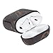 Bolod Fits Well It in Apple Airpod 1&2 Case,Elegant Airpods Leather Case, Shockproof Airpods Case Cover,with Carabiner and Wrist Strap, (Printing Logo)