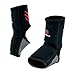 Sanabul Essential Striking Gel Muay Thai Ankle Support for Men & Women, Ankle Guard Foot Wraps Sleeve for MMA Kickboxing Martial Arts, 1 Pair, Red L/XL