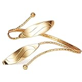 OCTCHOCO Egyptian Arm Bracelet Upper Arm Cuff Jewelry Arm Bangles Armband for Women Wedding Costume (Gold)