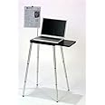 Tabletote Black Portable Compact Lightweight Adjustable Height Laptop Notebook Computer Stand Table