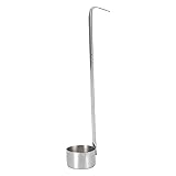 Stainless Steel Wine Dipper, Long Handle with Hook