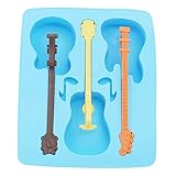 HENGSONG Guitar Shape Ice Cream Moulds Popsicle