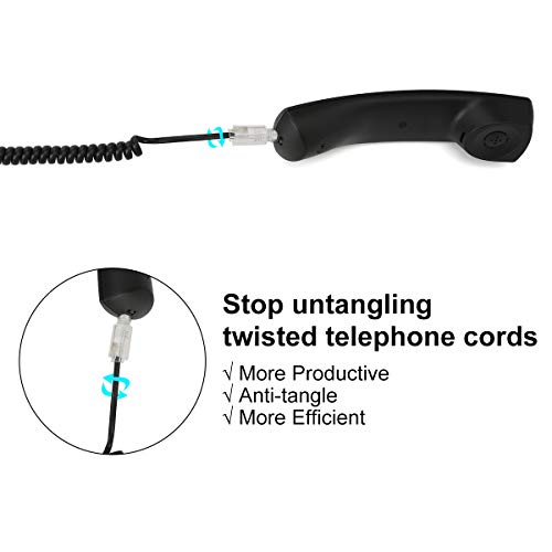 image for Telephone Cord Detangler, Uvital Wireless Anti-Tangle Telephone Handse
