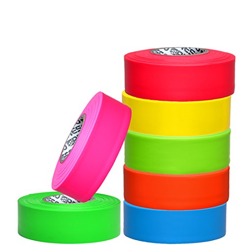 Presco PresGlo Arctic Roll Flagging Tape: 1-3/16 in. x 50 yds. (Neon Orange)