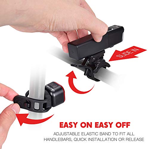 Bike Lights Front and Back True 800 Lumens LED Bike Headlight and