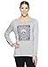 Gaiam Women's Long Sleeve Graphic Yoga T Shirt - Activewear Top w/Open Back